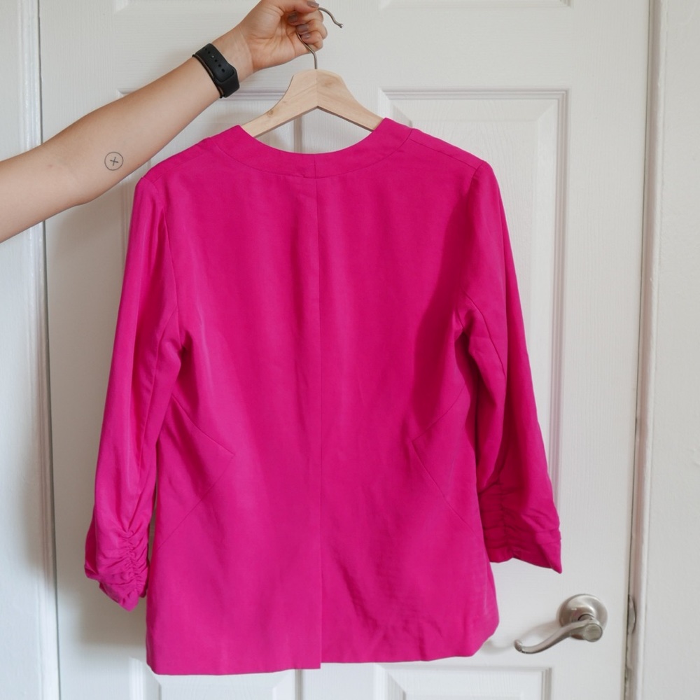 Hot Pink Anthropologie Blazer